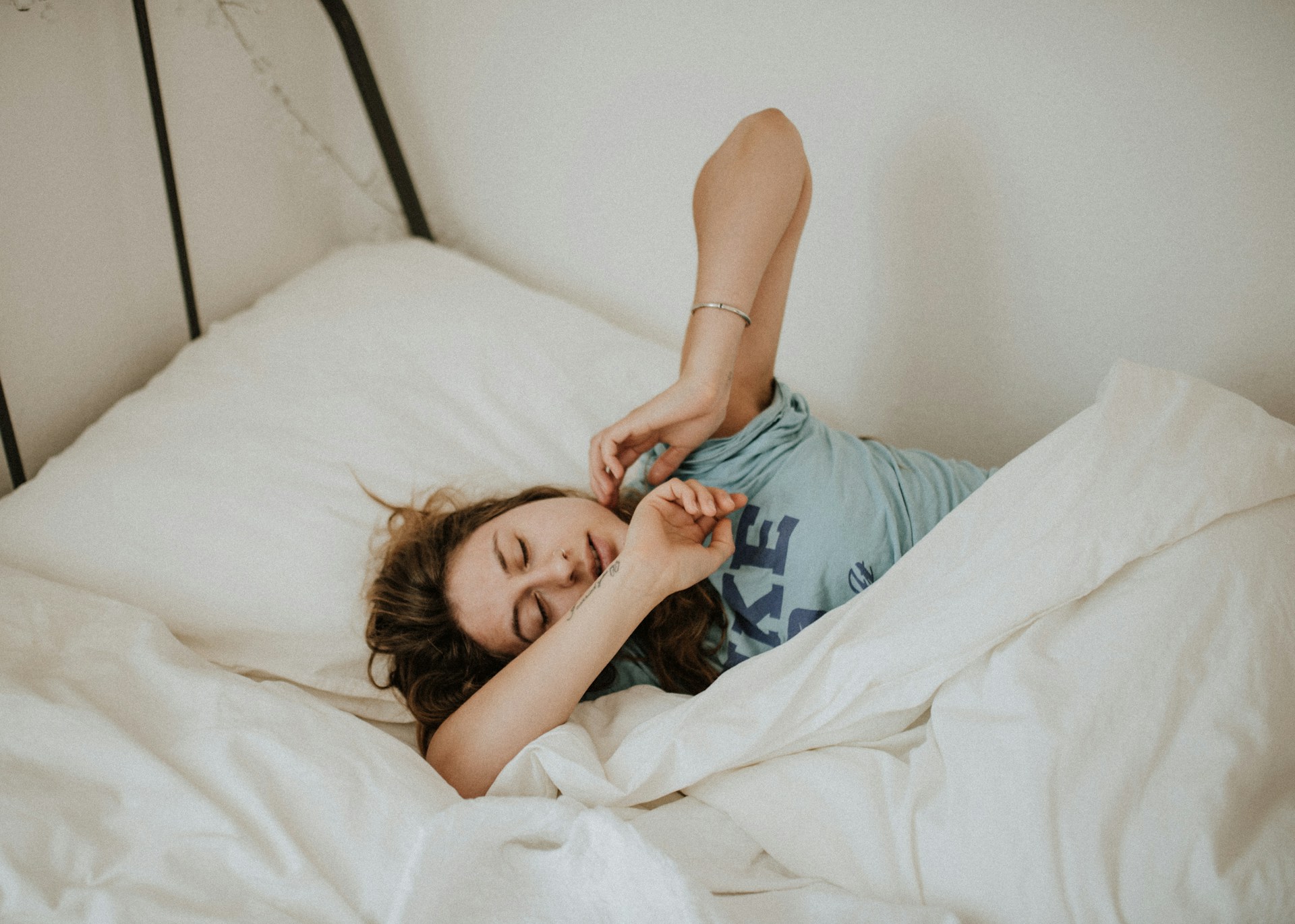 Young woman sleeping